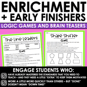 Back to School Logic Games