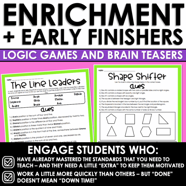 Slide3 Back to School Logic Games