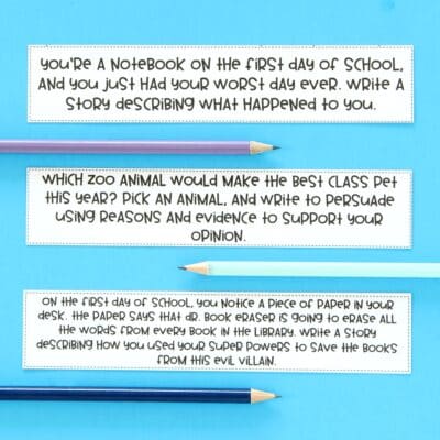 Back to School Writing | Narrative Persuasive Writing Prompts - Image 3