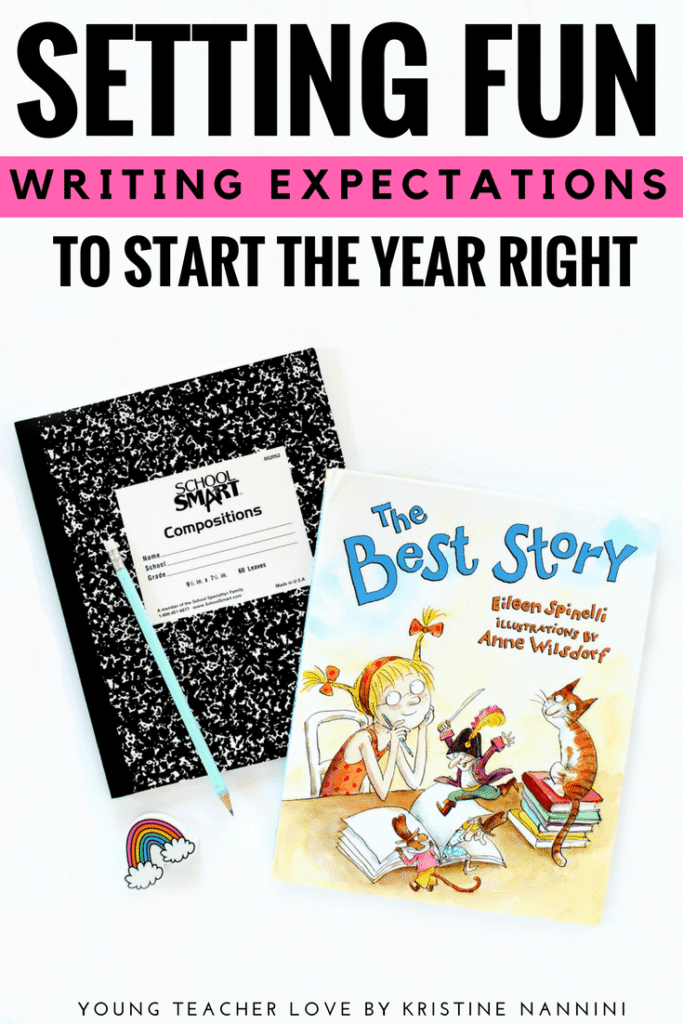 Setting Writing Expectations at the Beginning of the Year - Young Teacher Love by Kristine Nannini