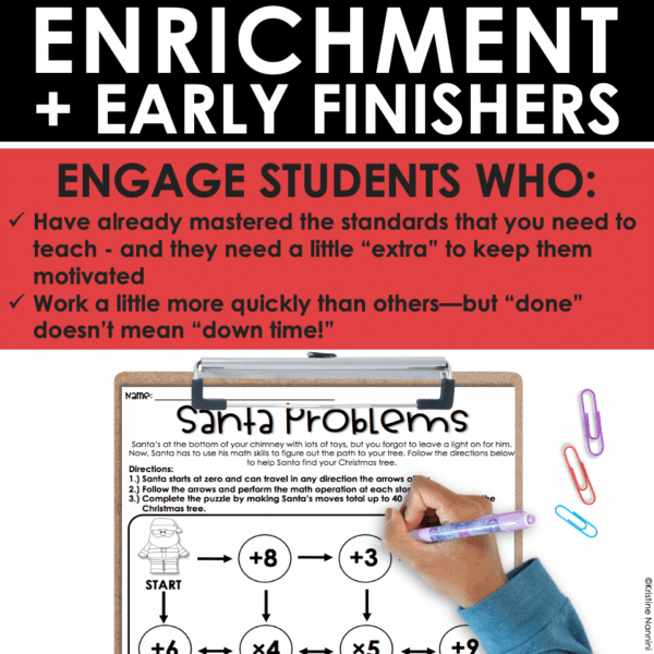 Slide12 Christmas Math Logic Games Puzzles and Brain Busters Critical Thinking Activities
