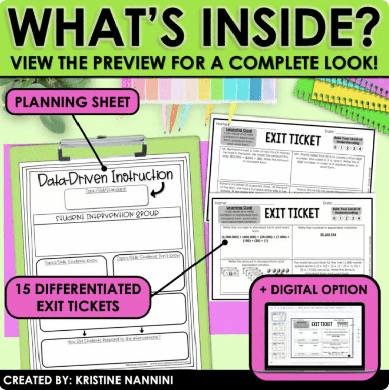 Place Value Expanded Form Standard Form Exit Tickets - Google Slides