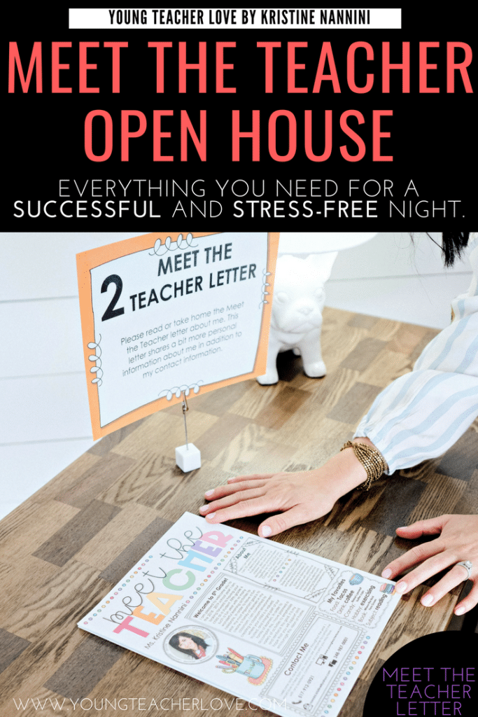 Meet the Teacher Night - Teacher Letter