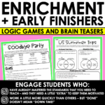 End of Year Logic Games and Brain Busters