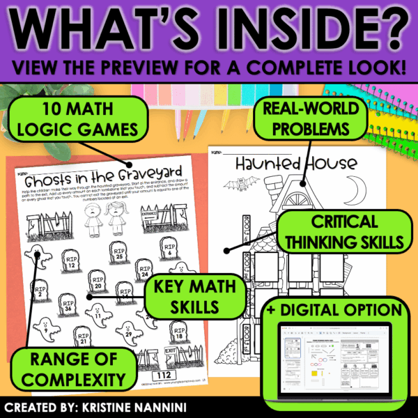 Slide8 Halloween Logic Puzzles and Brain Busters