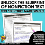 Differentiated Nonfiction Reading Passages and Questions Nonfiction Text Structure