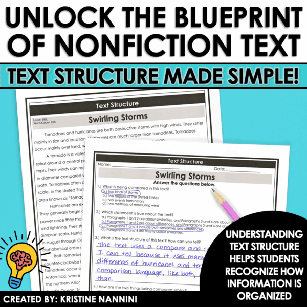 Slide19 Differentiated Nonfiction Reading Passages and Questions Nonfiction Text Structure