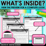 Differentiated Nonfiction Reading Passages and Questions Nonfiction Text Structure