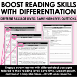 Differentiated Nonfiction Reading Passages and Questions Context Clues and Vocabulary