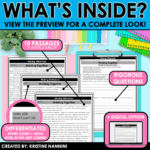 Differentiated Nonfiction Reading Passages and Questions Making Inferences