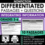 Nonfiction Differentiated Passages and Questions Integrating Information