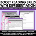 Nonfiction Differentiated Passages and Questions Integrating Information