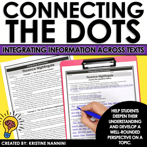 Slide39 Nonfiction Differentiated Passages and Questions Integrating Information