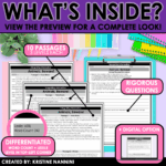 Nonfiction Differentiated Passages and Questions Integrating Information