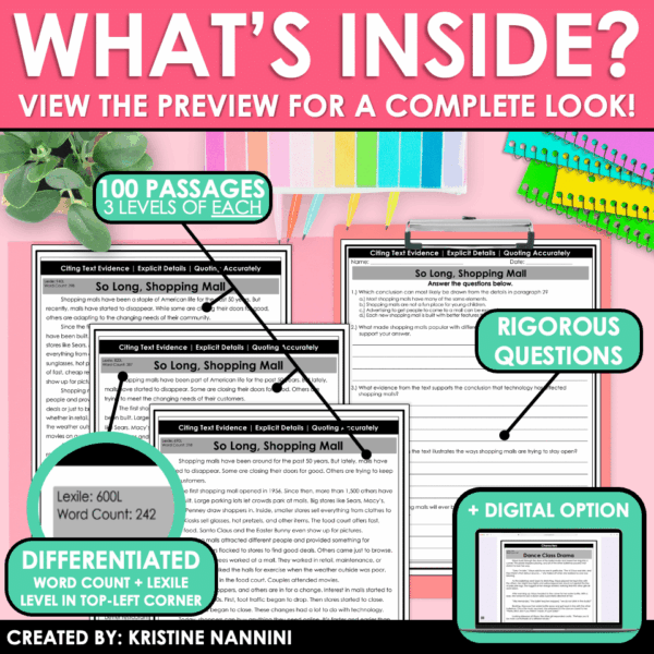 Slide8 Nonfiction Reading Comprehension Passages