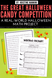 Halloween Math Project by Kristine Nannini