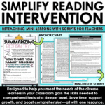 Reading Intervention Summarizing