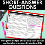4th Grade Fiction Skills Review, Reading Comprehension Passages and Questions