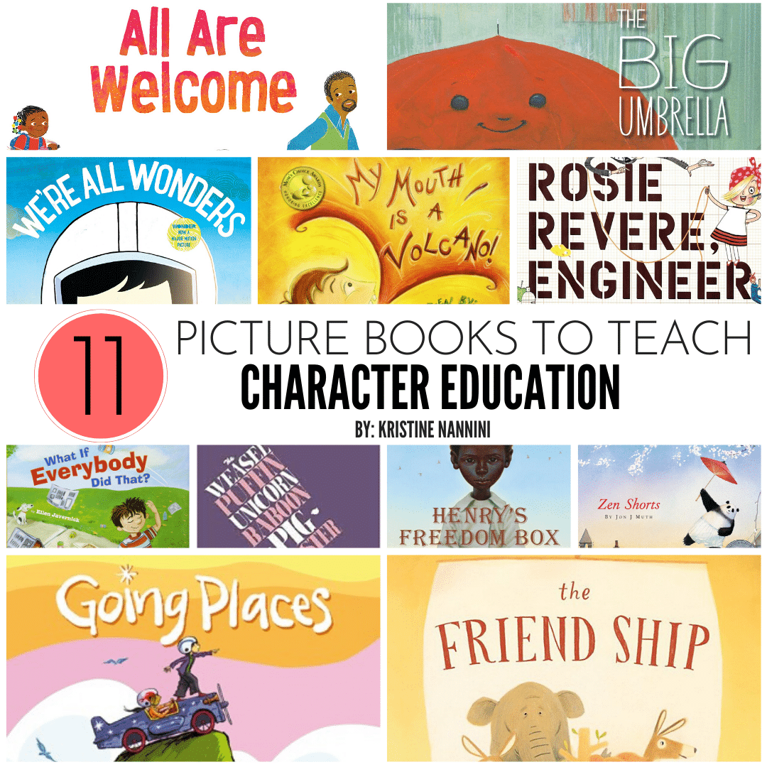 Character Ed with Picture Books and Free Writing Prompts