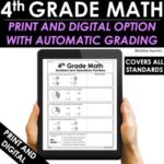 4th Grade Math Automatic Grading