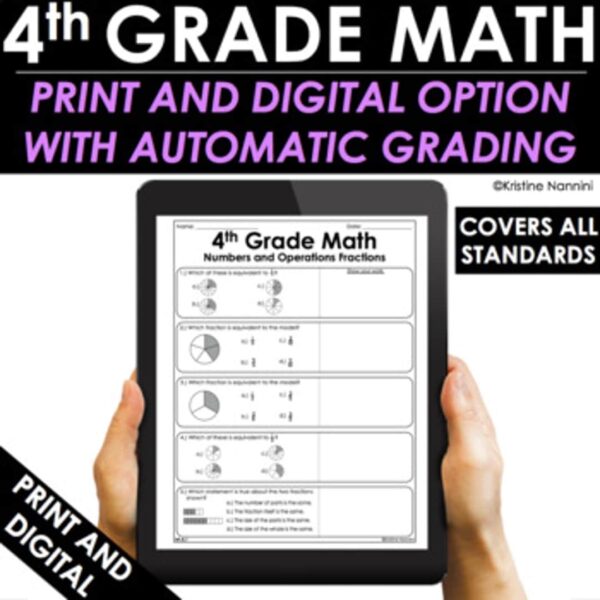 4th Grade Math Automatic Grading