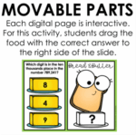 Printable and Digital Place Value activity BUNDLE