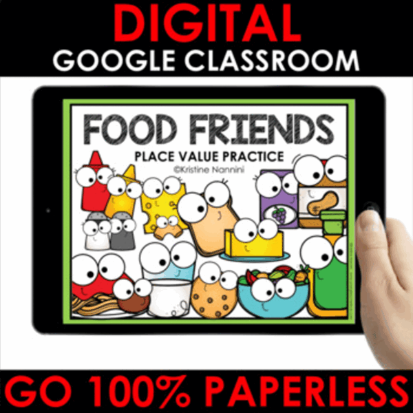 FoodFriendsBundle.png-4 Printable and Digital Place Value activity BUNDLE