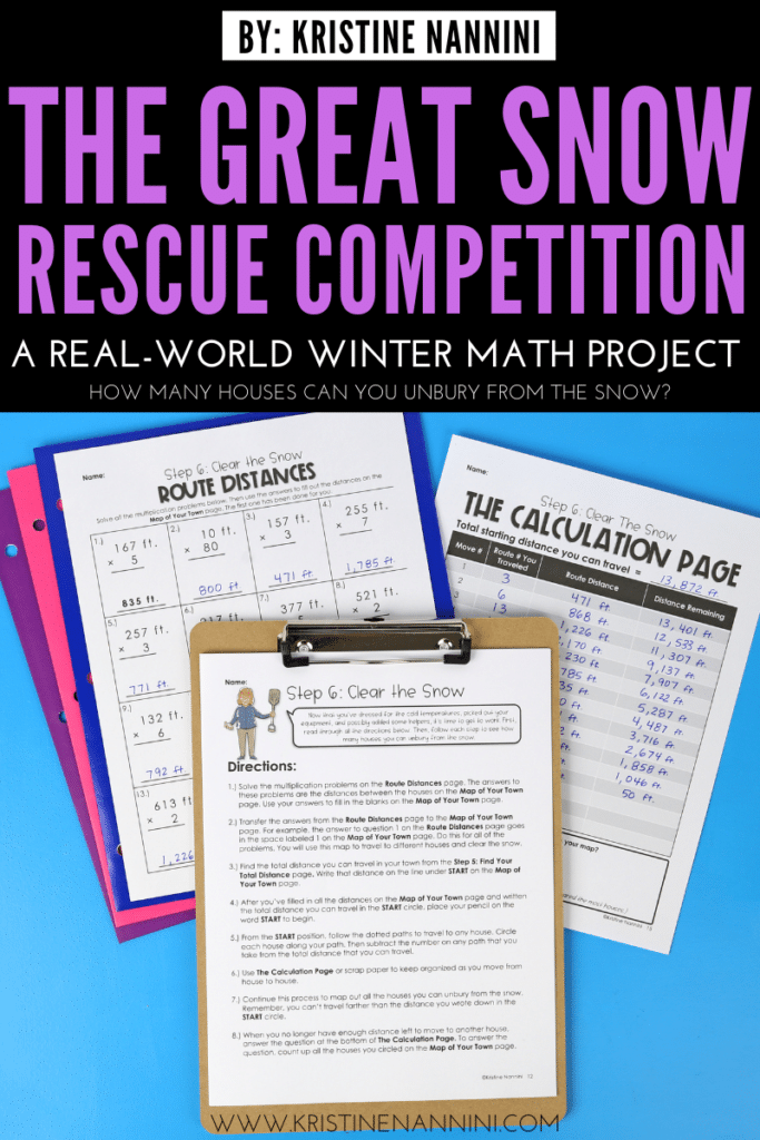 Winter PBL activity pages