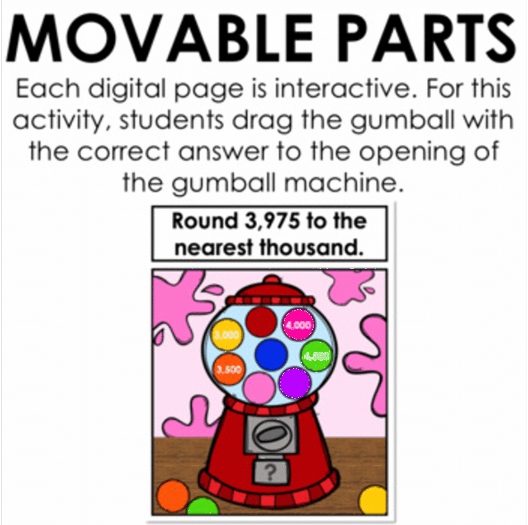 Rounding Practice Printable and Digital - Interactive Google Slides