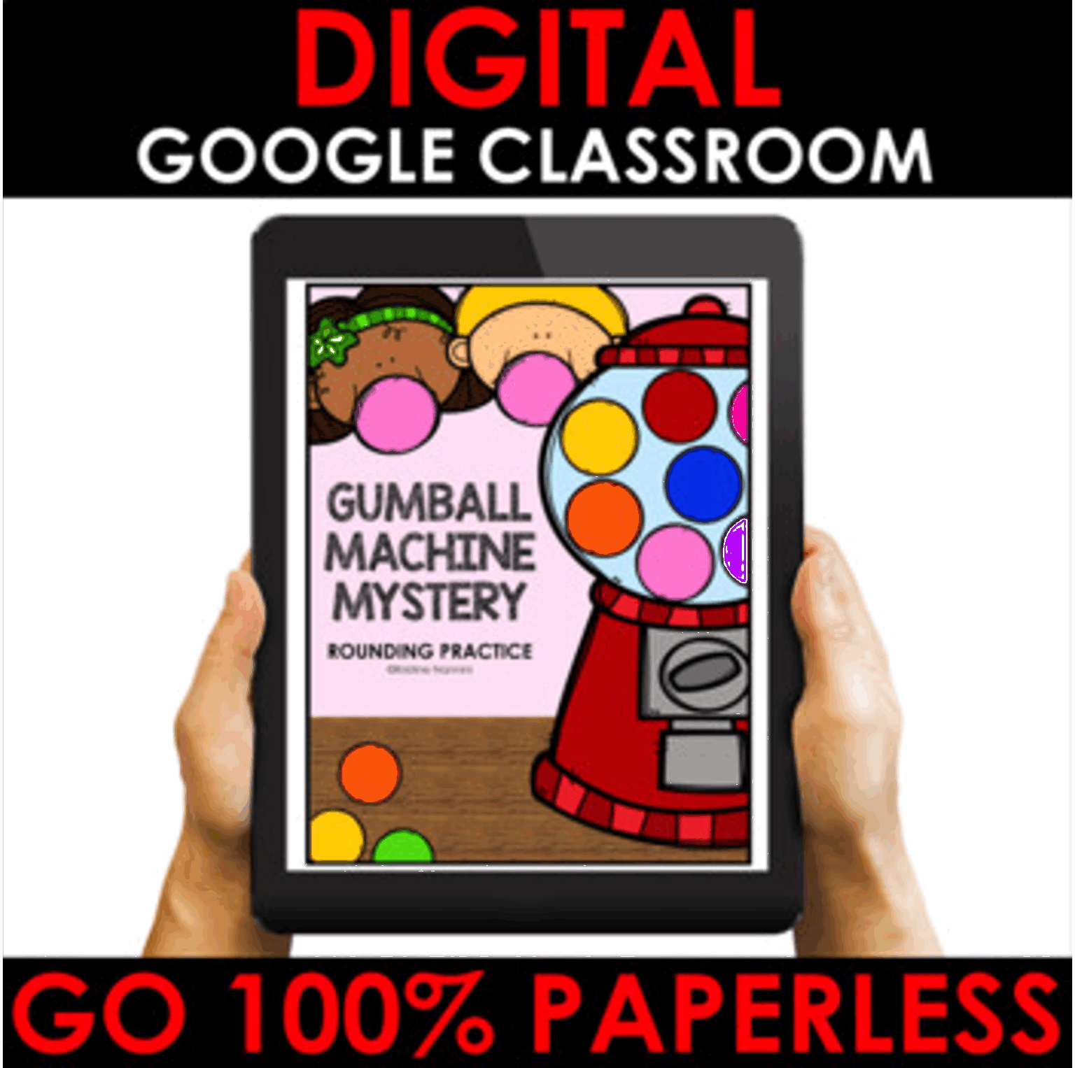 Rounding Practice Printable and Digital - Interactive Google Slides