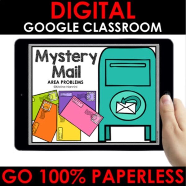 mysterymail Printable and Digital Differentiated Area Activities