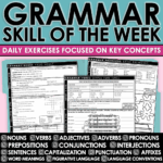 Grammar Skill of the Week 3rd, 4th, 5th, 6th grade