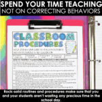 Classroom Procedures Back to School Step by step guide