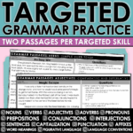 Grammar Reading Passages Comprehension 3rd, 4th, 5th, 6th grade