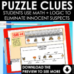 Winter Whodunit Math and Logic Mystery Project
