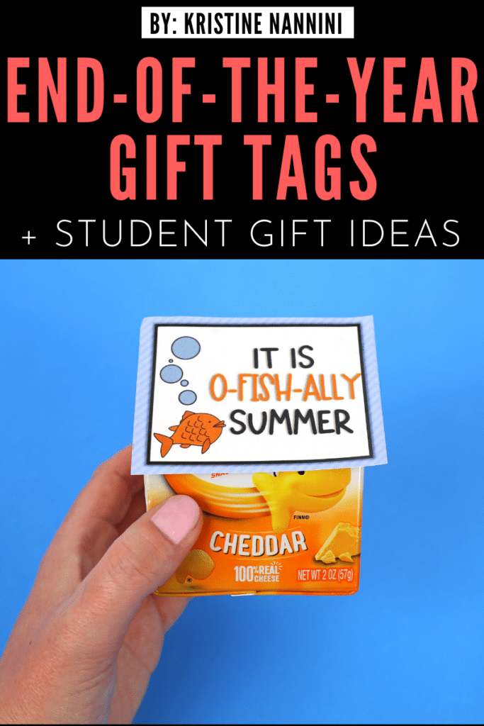 End-of-the-Year Gift Tags - It's O-Fish-Ally Summer