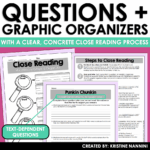 Close Reading differentiated comprehension passages seasonal bundle
