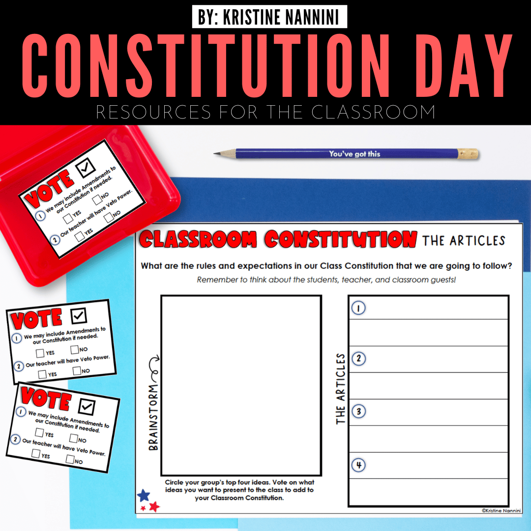 Constitution Day Resource for Upper-Elementary