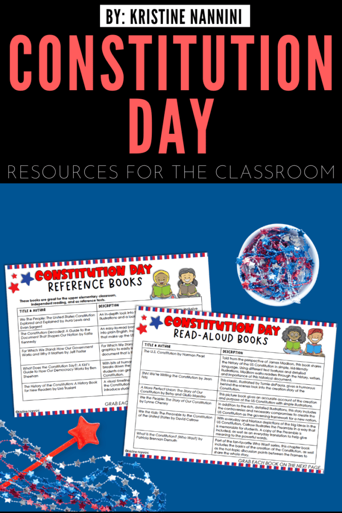 Constitution Day Resources Upper Elementary by Kristine Nannini