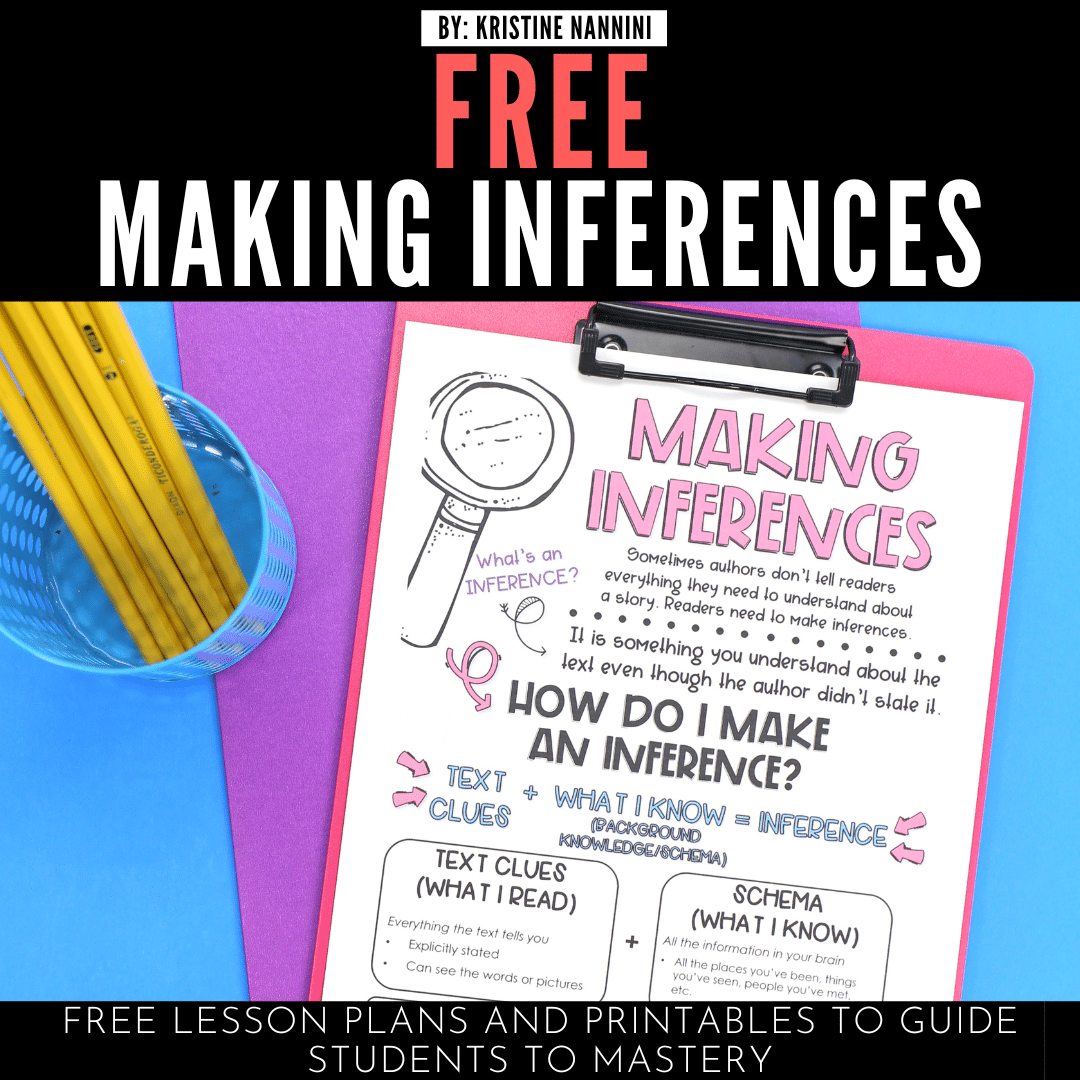 Free Resources to Teach Making Inferences