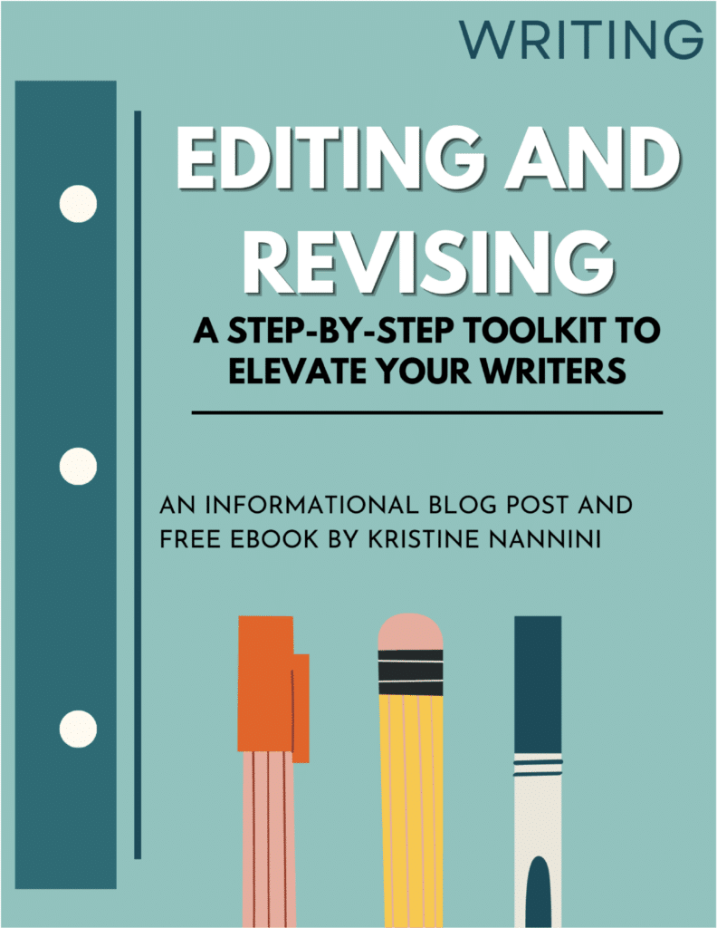 Free Editing and Revising eBook by Kristine Nannini