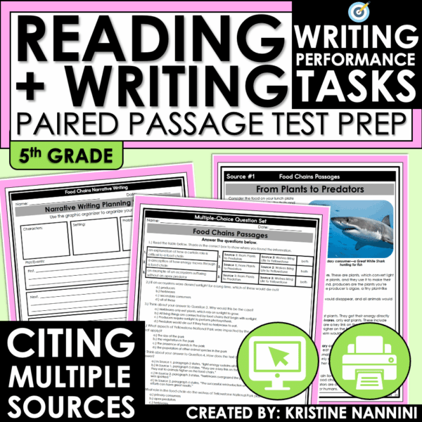 5th Grade ELA Test Prep