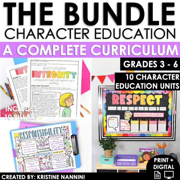 Character Education Unit BUNDLE