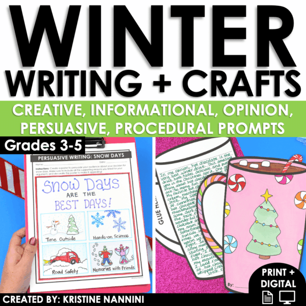 Winter Writing Craftivities