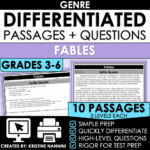 Fable Differentiated Reading Comprehension Passages