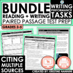 ELA Paired Passages Test prep BUNDLE