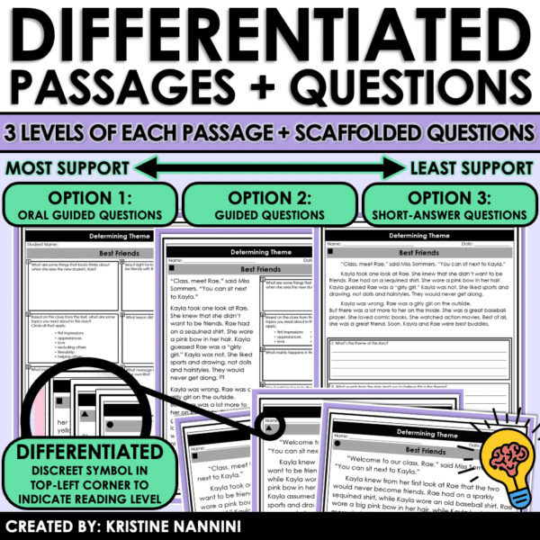 Slide10 Determining Theme Reading Intervention