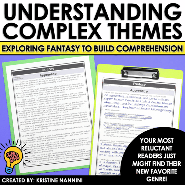 Slide11 Fantasy Genre Differentiated Reading Comprehension Passages