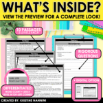 Fantasy Genre Differentiated Reading Comprehension Passages