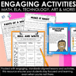 4th Grade Emergency Sub Plans